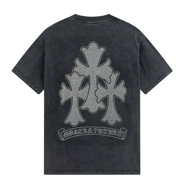 CHROME HEART GREY STONE TEE