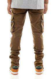 ZIPPERED CARGO PANTS SKINNY FIT