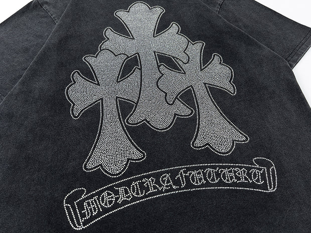 CHROME HEART GREY STONE TEE