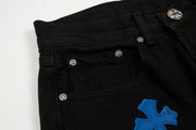 CHROME HEART DENIM SHORT