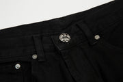 CHROME HEART DENIM SHORT