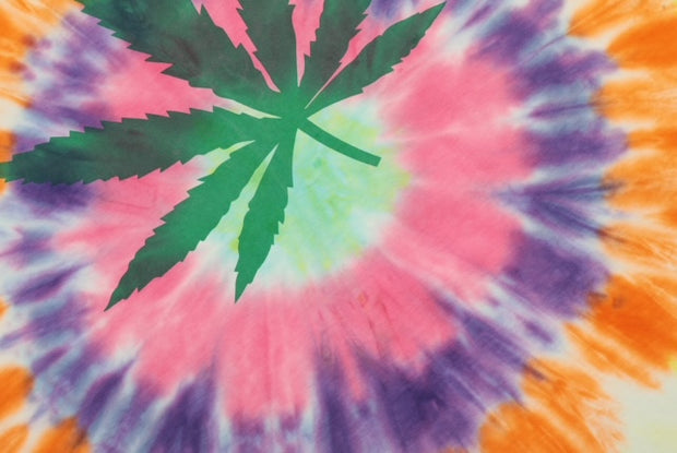Tie-dye print tee