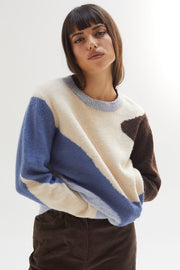 ALYSSA COLOR BLOCK SWEATER