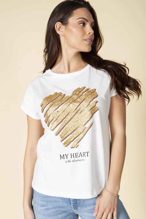 GOLD HEART TEES