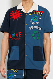 BEST PLANET WOVEN BOWLING SHIRTS