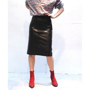 MILEY Leather  skirt