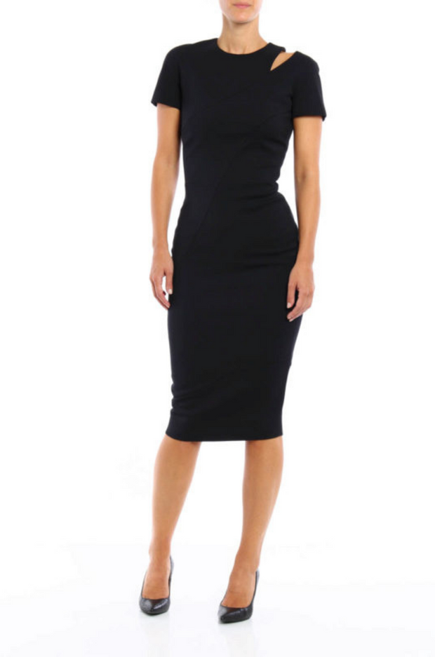 MILAN Cutout shoulder dress