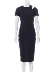 MILAN Cutout shoulder dress