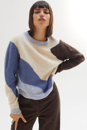ALYSSA COLOR BLOCK SWEATER
