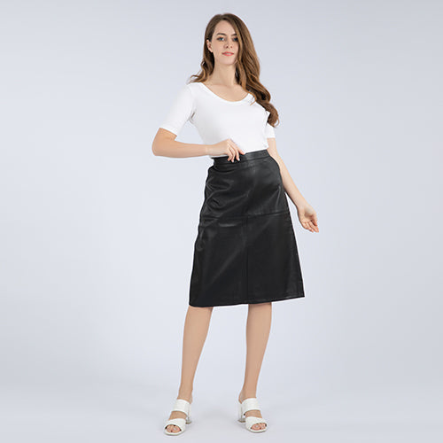 MILEY Leather  skirt