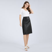 MILEY Leather  skirt