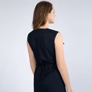 DIANA Navy Midi Dress