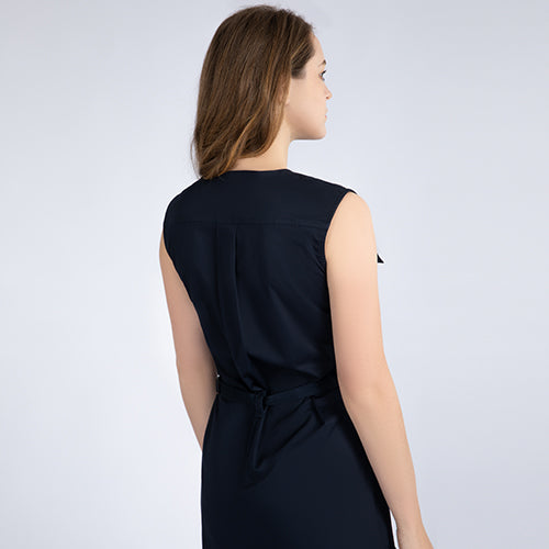 DIANA Navy Midi Dress